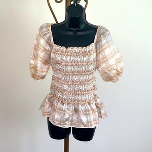 Yuni LosAngeles, sheer top, nwot size M